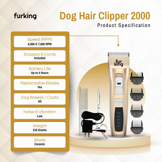 Best Dog Hair Clipper | Fur King 2000 | Over 200 Reviews