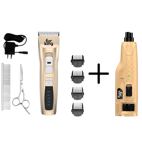Fur King Clipper &amp; Nail Grinder Bundle