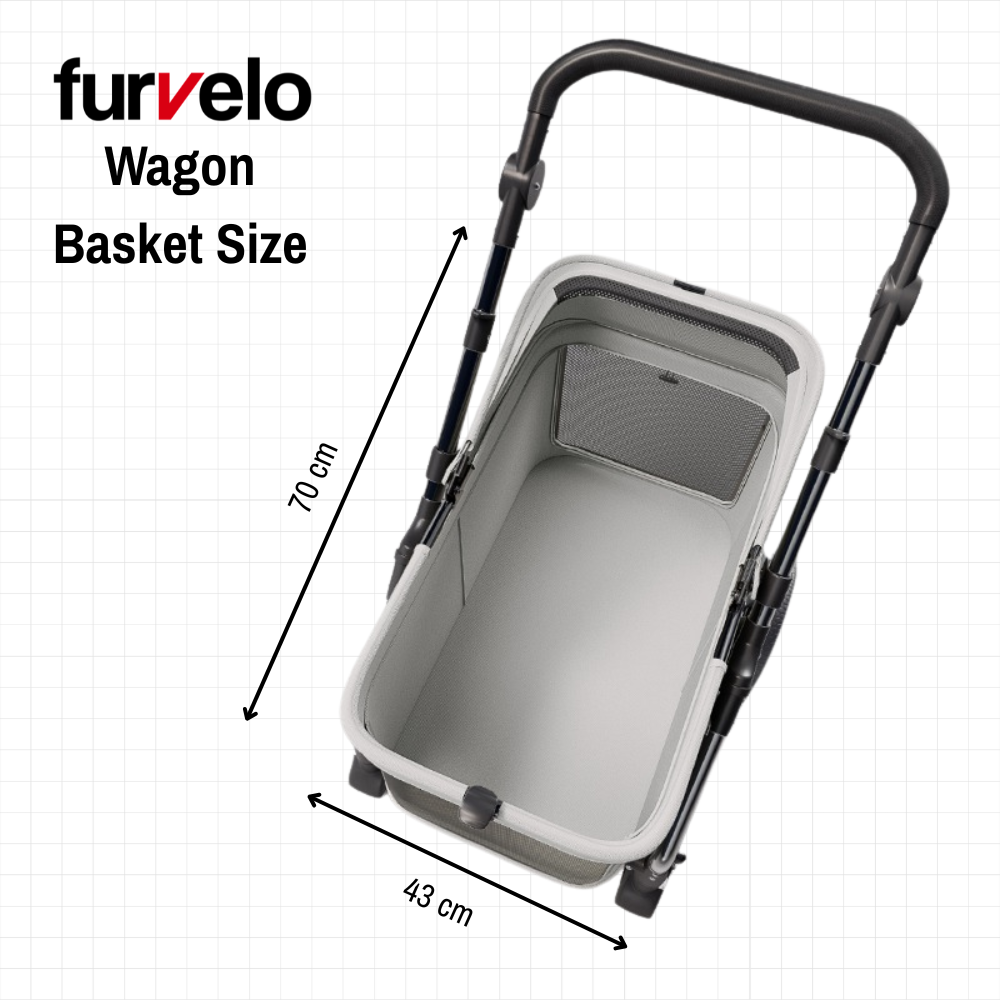 Fur King Wagon - 30 kg Pet Pram