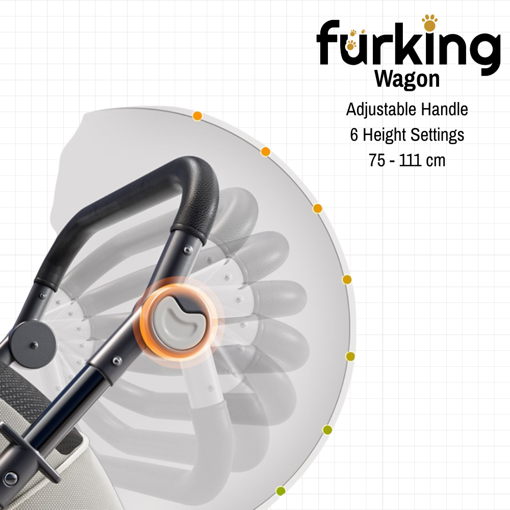 Fur King Wagon - 30 kg Pet Pram