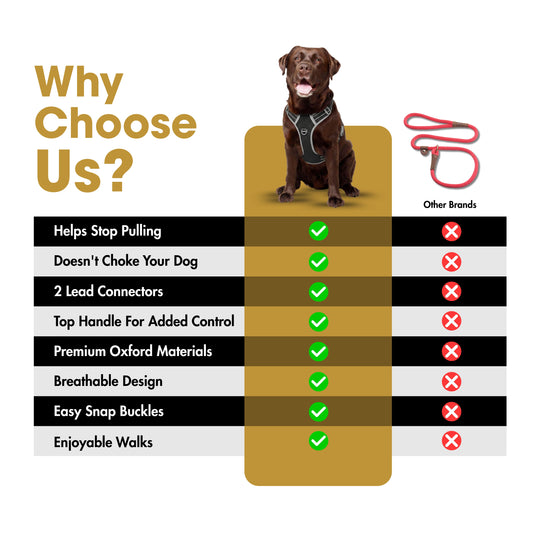 Best No Pull Dog Harness | Fur King Ultimate No Pull Harness | Sizes Small To XL