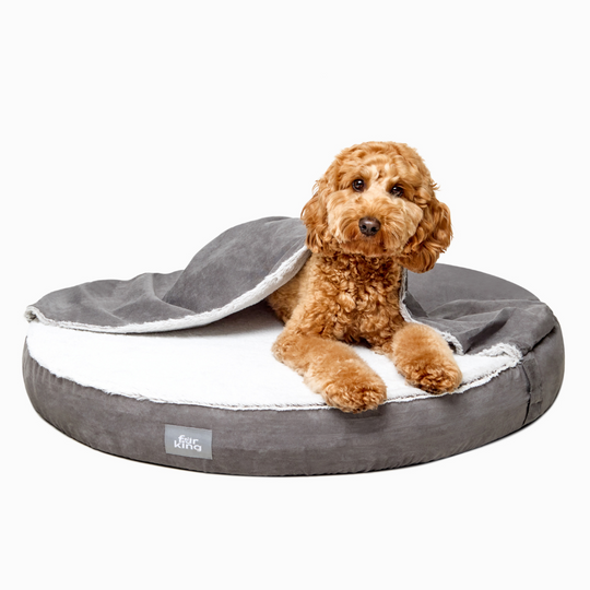 Fur King Ultimate Orthopaedic Dog Cave Bed